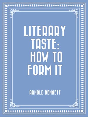 cover image of Literary Taste